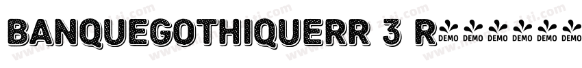 BanqueGothiqueRR 3 R字体转换